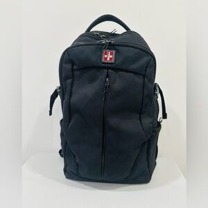 Swiss Tech Adult Unisex Alps Black‎ Backpack with Adujustable Straps